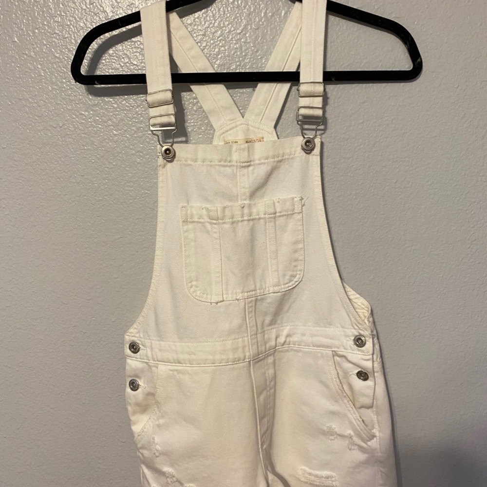 ZARA white overalls